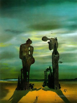  Reminiscence Painting - Archeological Reminiscence Millet s Angelus Surrealist